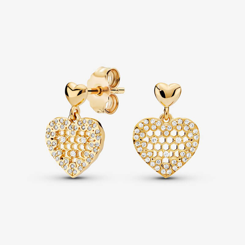 Honey-Comb-Lace-Heart-Earrings-2