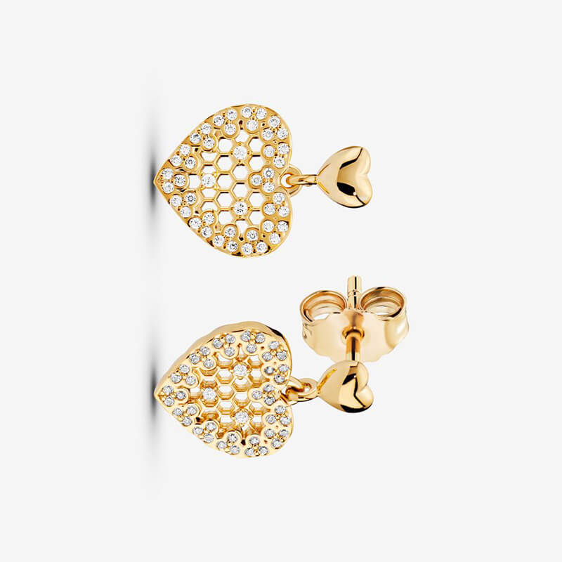 Honey-Comb-Lace-Heart-Earrings-3